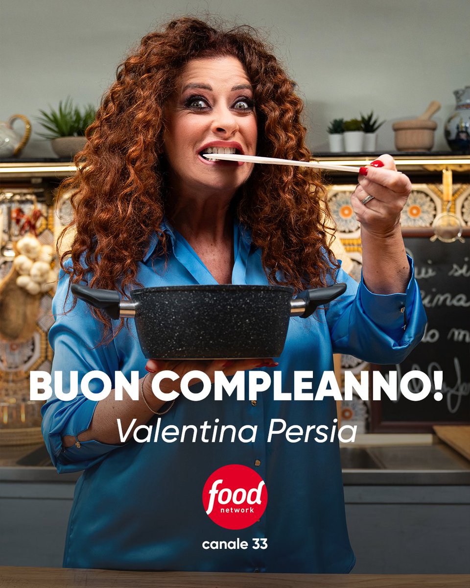 FoodNetworkIT's tweet photo. Un grandissimo augurio alla nostra inarrestabile Valentina Persia!

#BuonCompleanno da #FoodNetwork https://t.co/hM2rQs5EAS