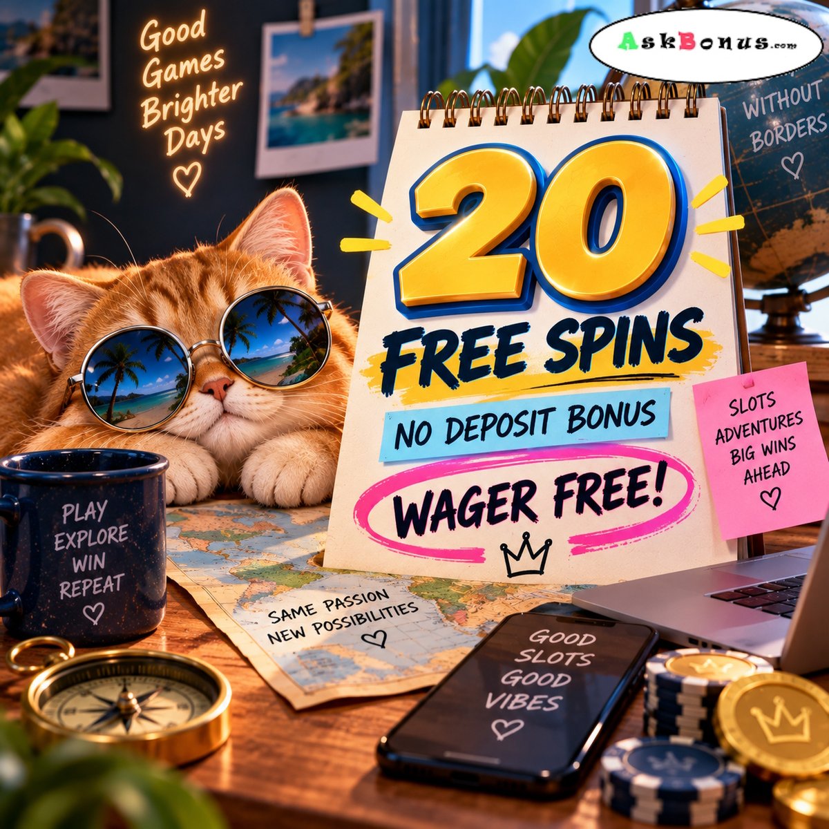 AskBonus_com's tweet photo. Free spins without spending a cent 🎰
WinSpin Casino No Deposit Bonus
Get 20 Free Spins and explore the reels with zero upfront cost 
👉 https://t.co/4UvSoS5Ou0 
#OnlineCasino #BONUS https://t.co/imVlZCipNx