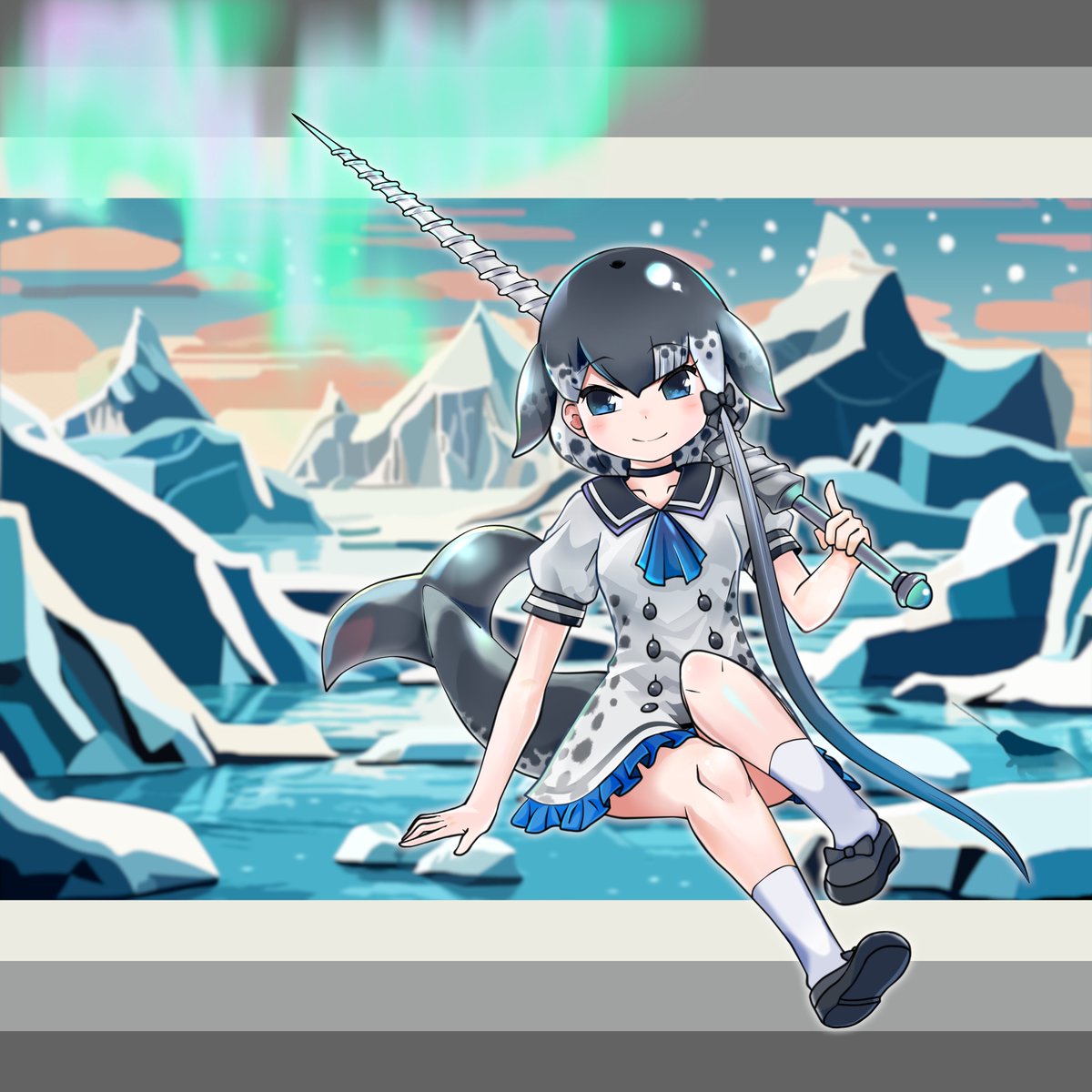 sngln19748154's tweet photo. オーロラとイッカクのフレンズさん
#けものフレンズ https://t.co/8HjHy8W9rf