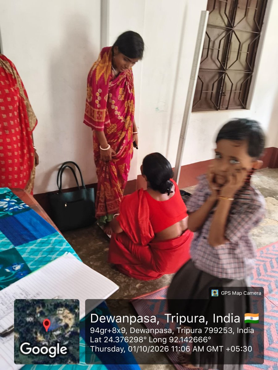DHFWSN's tweet photo. VHND Programme at shishu tirtha Awc under dewanbasha, Dharmanagar on 0110/26. https://t.co/p7vyI6SkJh