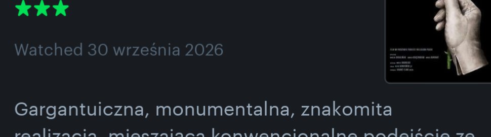 Maciultwt's tweet photo. Albo ukradnę recenzje, albo będę w dm u każdej dziewczyny z film twitter, albo zacznę recenzje od przymiotników

Ja: https://t.co/FTlo5S2Cne