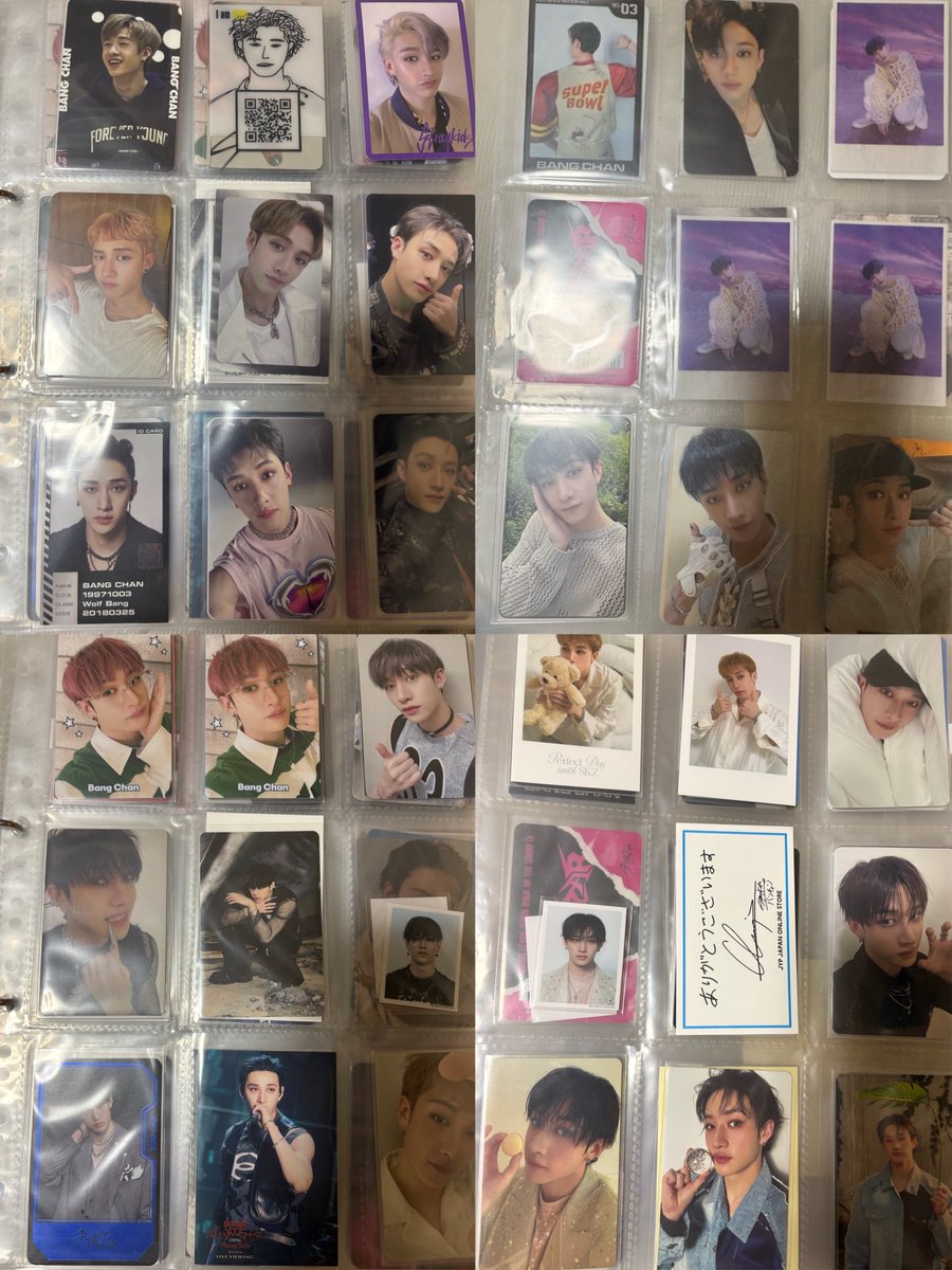 riko65343989's tweet photo. StrayKids交換 straykidsトレカ交換 
譲 写真 リプに続く バンチャン チャンビン ヒョンジン ハン フィリックス スンミン アイエン
求 リノ 特に特典トレカ求めてます！
郵送での交換になります📮
お気軽にお声掛け下さい🎶 https://t.co/5NfpLAFEew