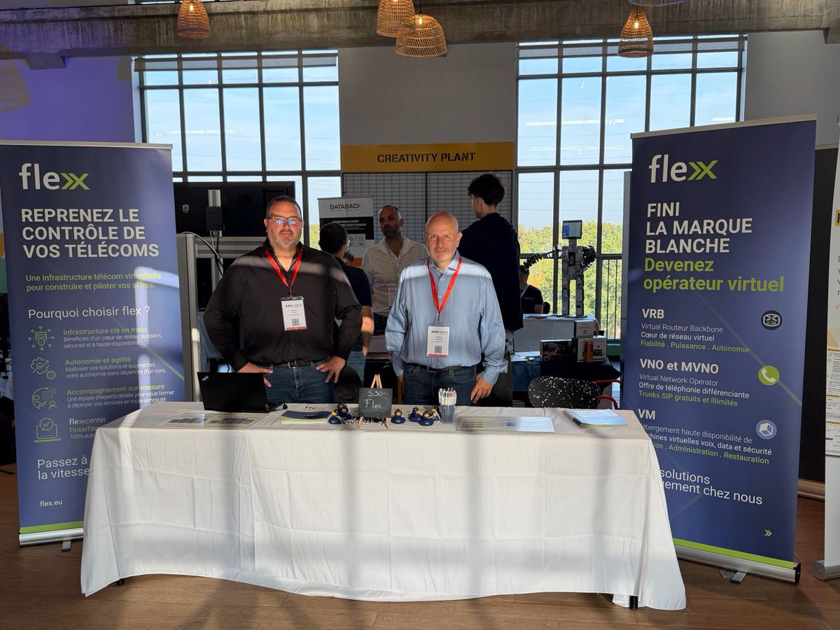 flexnetwork's tweet photo. 𝗙𝗹𝗲𝘅 𝗮𝘂𝘅 𝗔𝗗𝗡 𝗗𝗮𝘆𝘀 𝟮𝟬𝟮𝟲 
Nous avons eu le plaisir de participer aux #ADNDays organisés par Alliance Du Numérique en tant qu’exposant, pour une journée placée sous le signe des échanges, des rencontres et du partage.
Échangeons sur vos projets https://t.co/GyXYILmZLM
