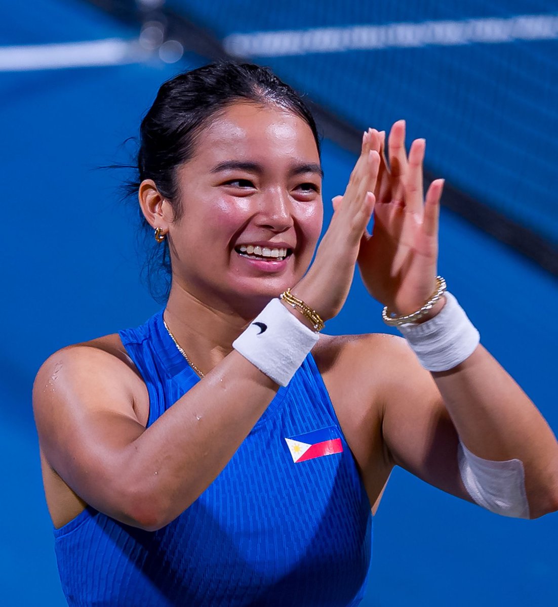 TheTennisLetter's tweet photo. Alex Eala wins the bronze medal at the 2026 Asian Games. 🥉

This is back-to-back bronze medals at this event for her.

Bringing home another fantastic achievement for the Philippines. 

Inspiring her country is at the heart of everything she does. 

🇵🇭❤️🇵🇭 https://t.co/jHJJKzGjGV