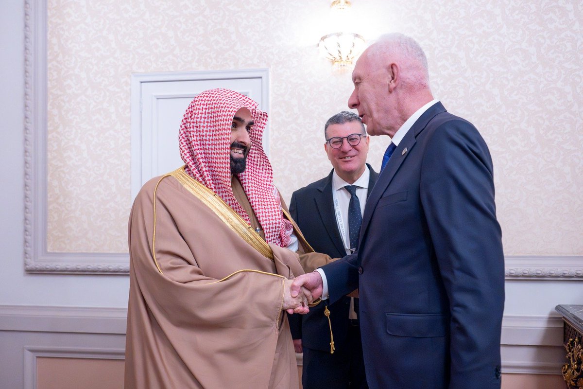 SPAregions's tweet photo. النائب العام يلتقي المدعي العام لروسيا الاتحادية على هامش مشاركته في الاجتماع الرابع والعشرين للمدعين العامين للدول الأعضاء في منظمة شنغهاي للتعاون المنعقد في مدينة قازان الروسية.
https://t.co/AUUrAUhJIW
#واس https://t.co/poUCU2PHYC