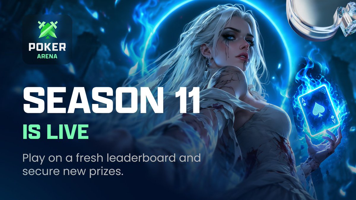 GTOWizard's tweet photo. Season 11 is LIVE on PokerArena! ⚔ https://t.co/7YvKUEaCot