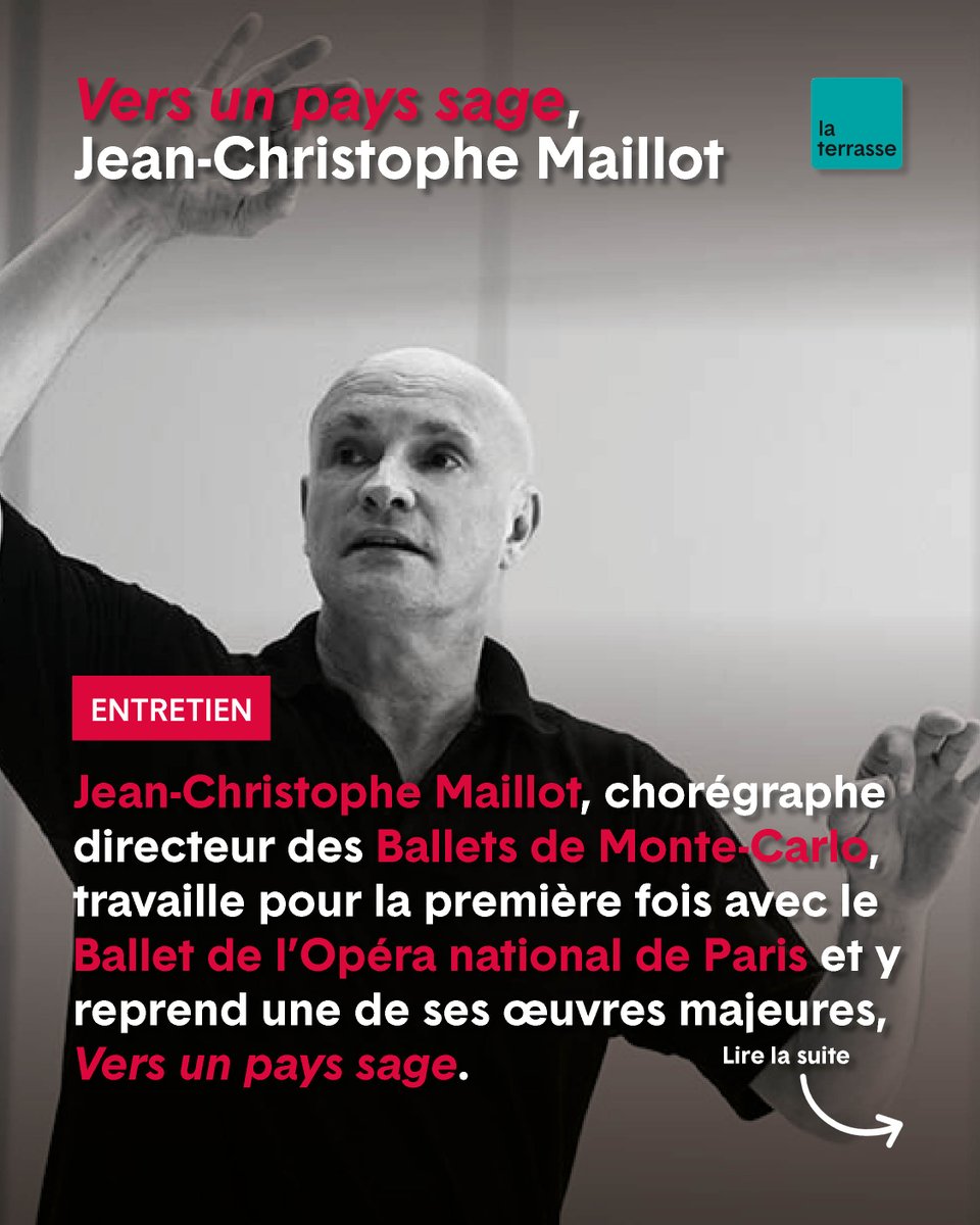 news_laterrasse's tweet photo. 💬ENTRETIEN - JEAN-CHRISTOPHE MAILLOT
👉Retrouvez l’article d'Agnès Izrine sur notre site : https://t.co/bRx3oGaWEH
🗓️ « Vers un pays sage »
Du 11 octobre au 7 novembre à l'Opéra de Paris-Palais Garnier
📷 © Alice Blangero
#entretien #laterrasse #danse #operadeparis https://t.co/DSb1majqza