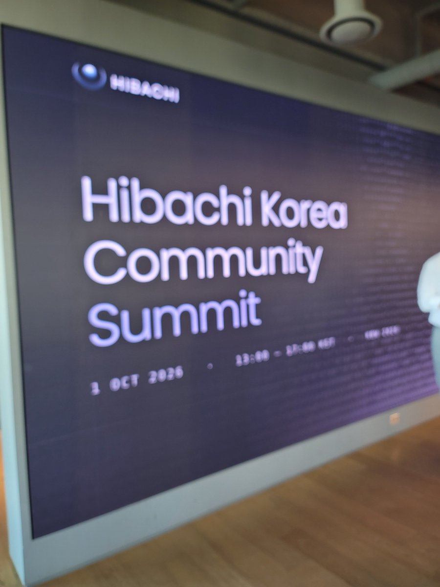 criteria035's tweet photo. 오늘은 Hibachi Korea Community Summit에 다녀왔습니다. @hibachi_xyz 공동 창업자 Varun Kumar와의 대담으로 진행됐는데요. 24시간 작동하는 FX 거래소라는 점이 흥미로웠습니다. 생각보다 일찍 끝나기는 했지만 수준높은 질의응답을 통해 오히려 Hibach에 대해 자세히 알 수 있는 시간이었습니다. https://t.co/f6BIAjN2tg