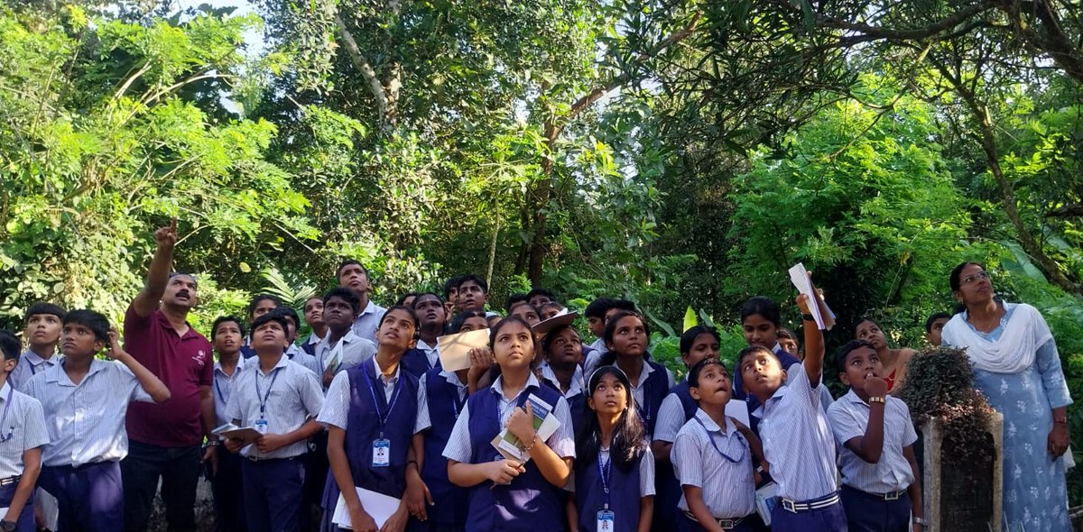 InstituteTies's tweet photo. Whispers in the Trees: St. Antony’s HS Plassanal Unlocks the Secrets of Local Birdlife
Read More: https://t.co/GCbR4qn5XQ
#TIESinstitute #wingsofawareness #buimercindiafoundation #fieldvisit #stantonys #plassanal https://t.co/l2b7sgczlX