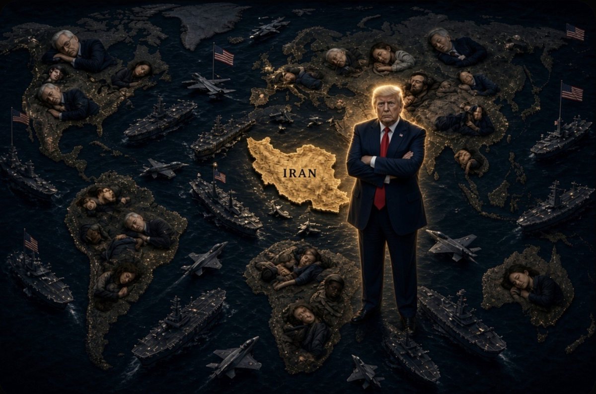 Arya_Bakayan's tweet photo. While the world sleeps peacefully, our Iran 🇮🇷 is under a heavy air, sea, and land siege, and prices are rising every day.

If the world does not want another #Gaza , it must take a clear stand against #Trumpism and its consequences.
#IranWar‌ https://t.co/kISGjDkn0s