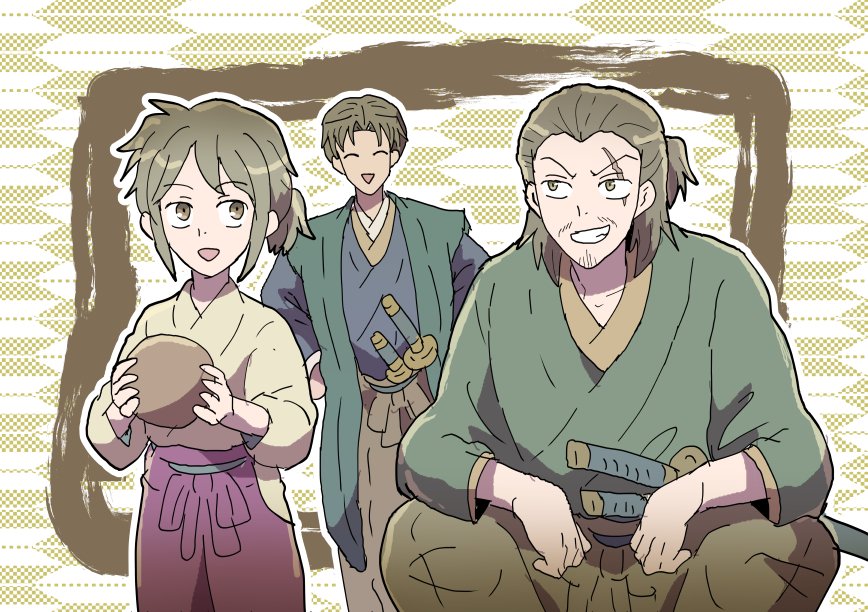 ebisu66's tweet photo. 本庄＆色部
①繁長と勝長　②龍松丸と（執政と）繁長 https://t.co/YBrKj15tUH