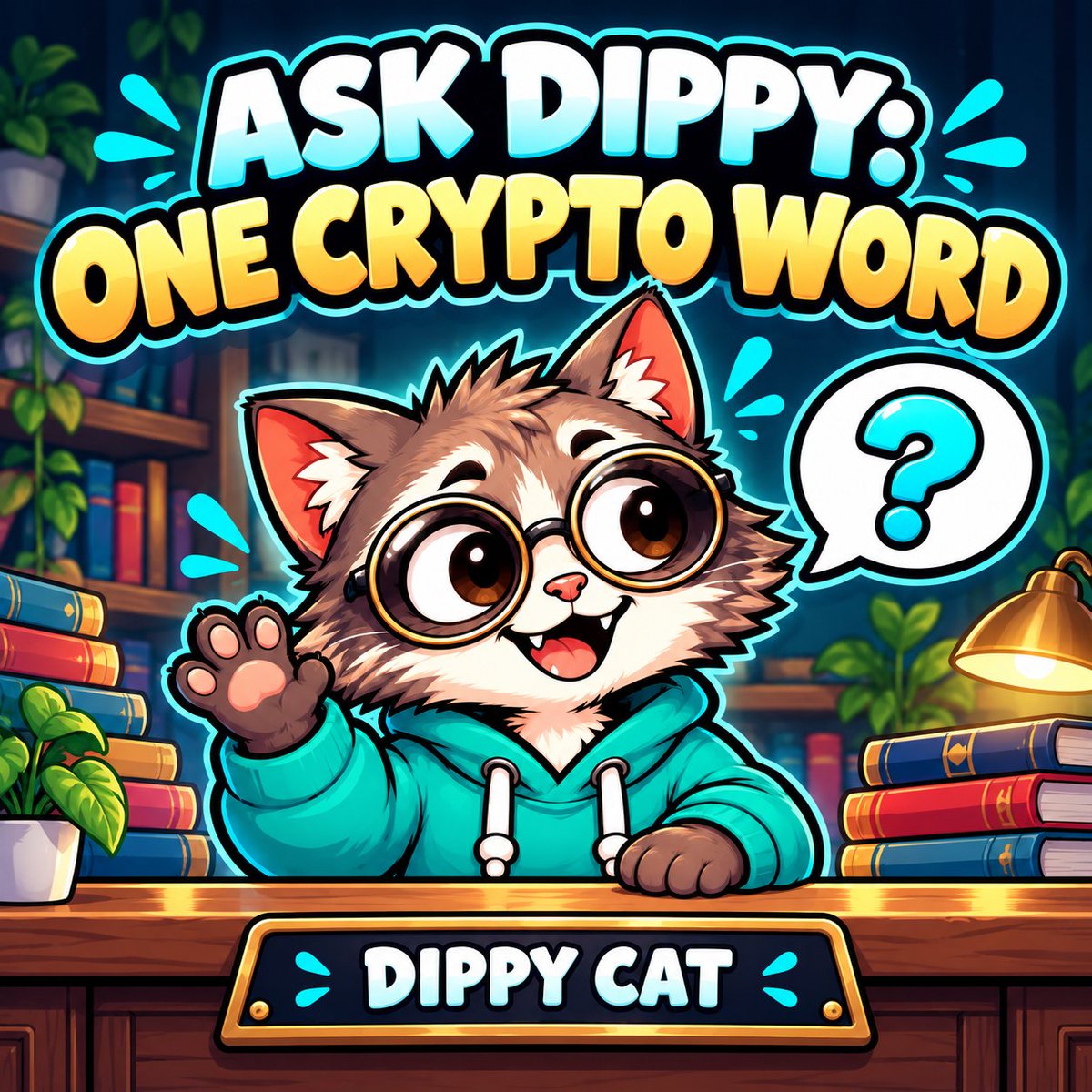 DippyCatmeme's tweet photo. Ask Dippy 📚 Pick ONE crypto word you want explained simply: liquidity, gas, FDV, approvals—or your own choice. We’ll use your suggestions for future explainers. Never post seed phrases or private keys. #DippyCat #MemeCommunity https://t.co/BlGESkdLSB