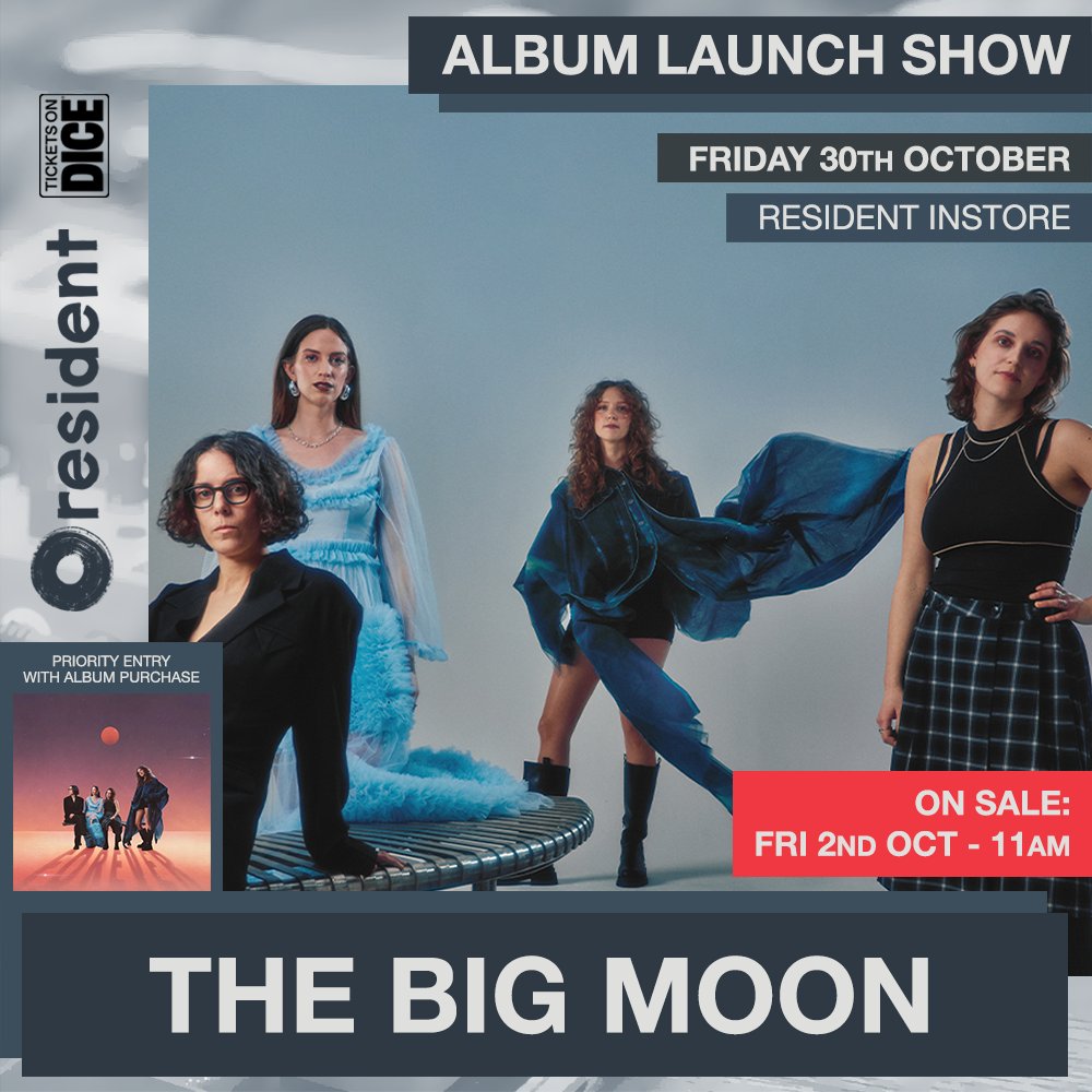 residentmusic's tweet photo. Alt-pop's finest are back with 'Forever'. We've always been big fans of @thebigmoon so of course we're welcoming them back between the racks to hear the new record live!

On sale tomorrow, set a reminder now: https://t.co/FTyfK2su4v https://t.co/lUTwfbpsRr