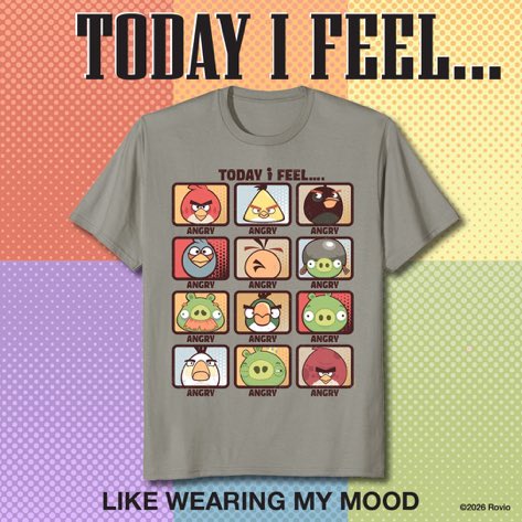 e_leng17's tweet photo. Today I Feel @AngryBirds Graphic Merch Tee T Shirt @spreadshirt On @SpreadshopHQ https://t.co/hZWqs5OPRs