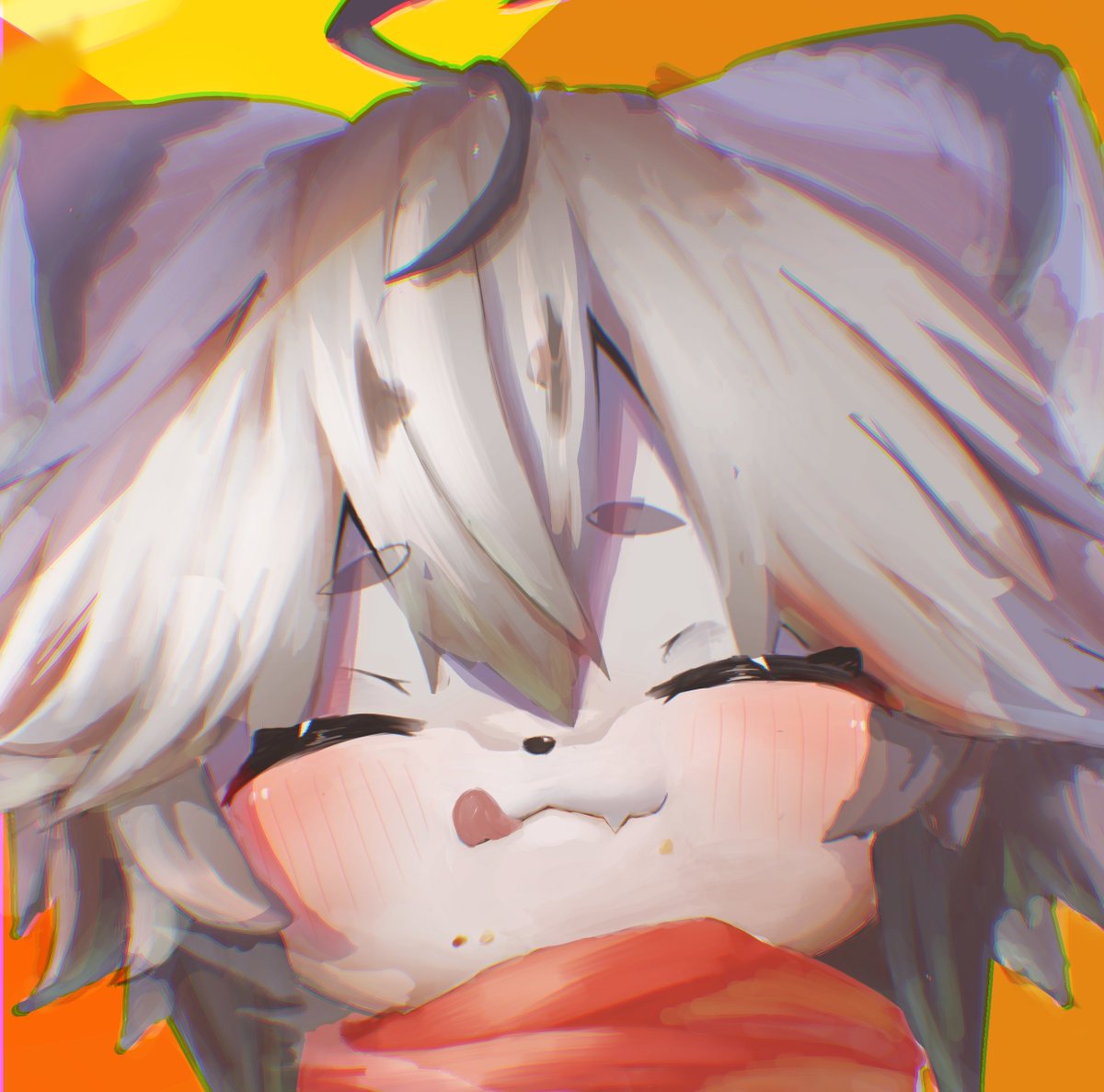 mothiarare_vrc's tweet photo. お顔の差分置いとくね https://t.co/I2shKrVodu