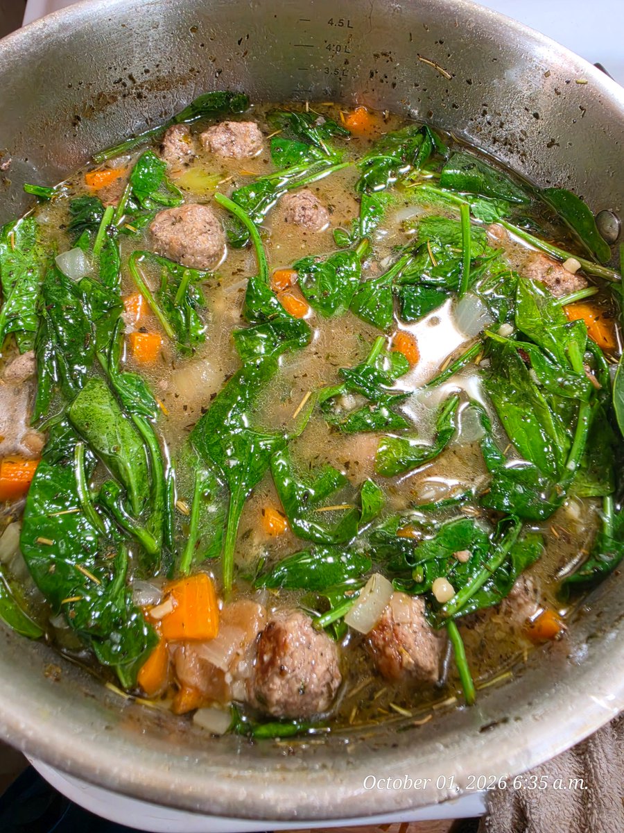 Raix43512345's tweet photo. @c4credit Italian wedding soup https://t.co/vuAp12eoLl