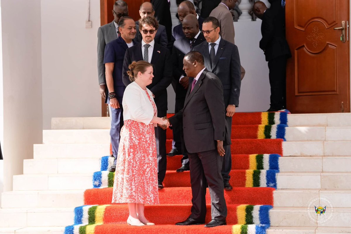 UKinDRC's tweet photo. #Bangui 

🇬🇧🇨🇫 Le 16 juillet 2026, S.E. Mme Zoë Ware a présenté ses lettres de créance à S.E. M. Faustin-Archange Touadéra, Président de la République centrafricaine, marquant le début de sa mission en tant qu'Ambassadrice du Royaume-Uni, avec résidence à Kinshasa.   

#UKinCAR https://t.co/PjKDW6VHci