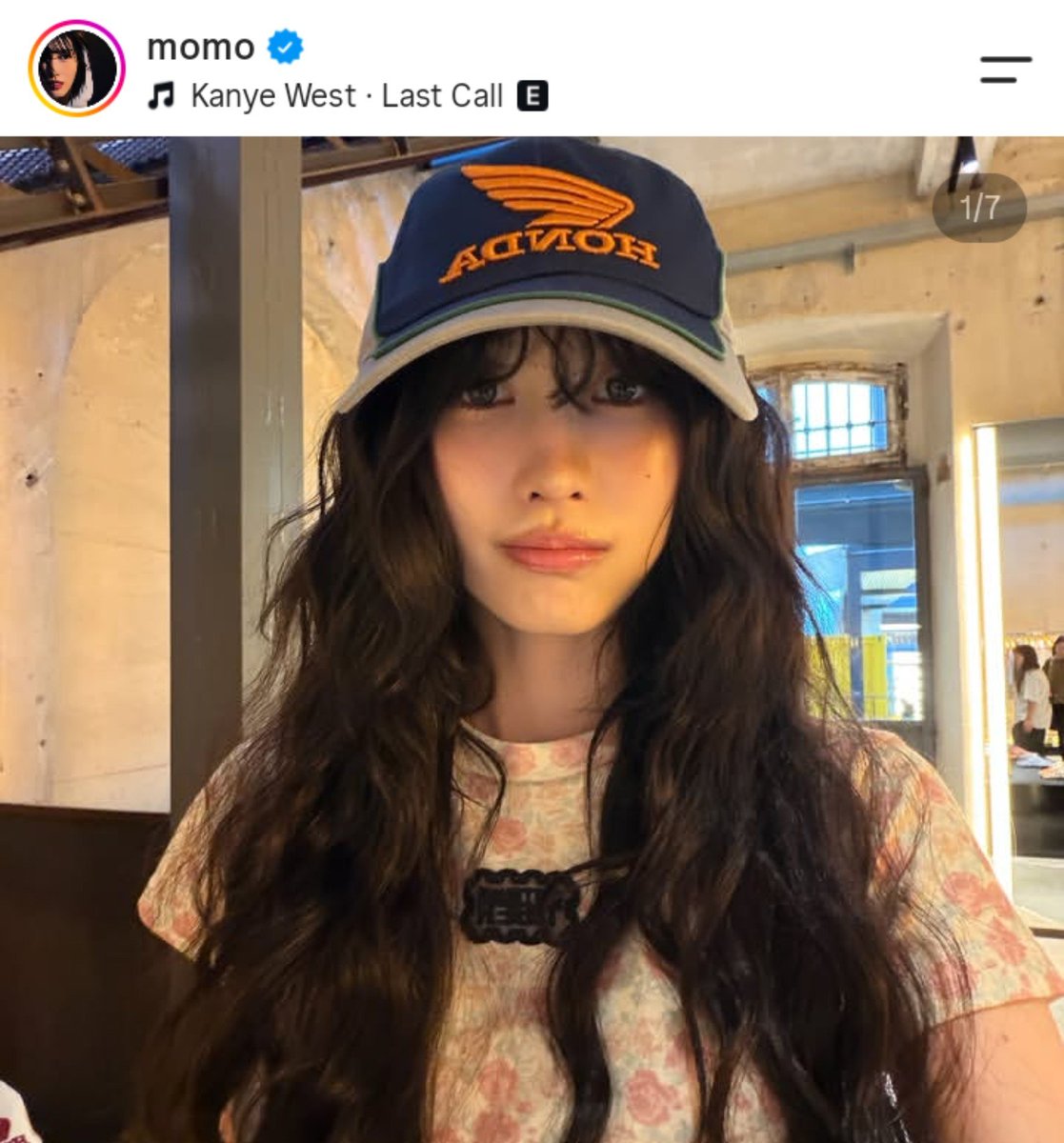 Jen3_27's tweet photo. It's been 4 days Momo of Twice haven't removed the audio of Kanye West song from her Insta post. When a male idol do this, they get huge backlash calling them abuser supporter, misogynistic but when it's a female idol, everyone is silent 🤐

So, Women can get away so easily?? https://t.co/DKEXlBlFZ5
