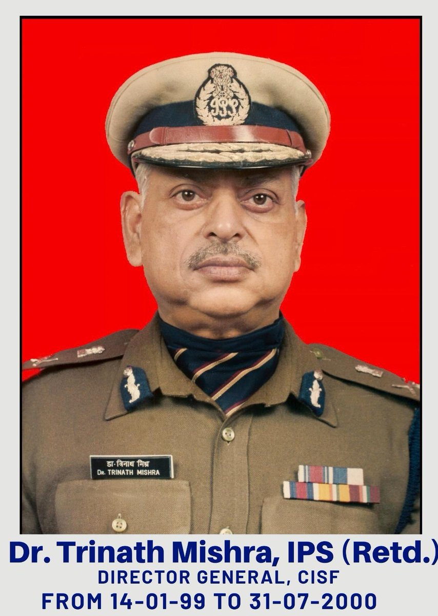 CISFHQrs's tweet photo. With profound sorrow, CISF mourns the passing of Dr. Trinath Mishra, IPS (Retd.), former DG, CISF, who departed for his heavenly abode this morning.

A distinguished police officer and visionary leader, his dedicated service to the nation and invaluable contributions to the Force will always be remembered with deep respect and gratitude.

In this hour of grief, CISF stands in solidarity with his family and loved ones. May his soul rest in eternal peace.

#NationFirst #Shraddhanjali