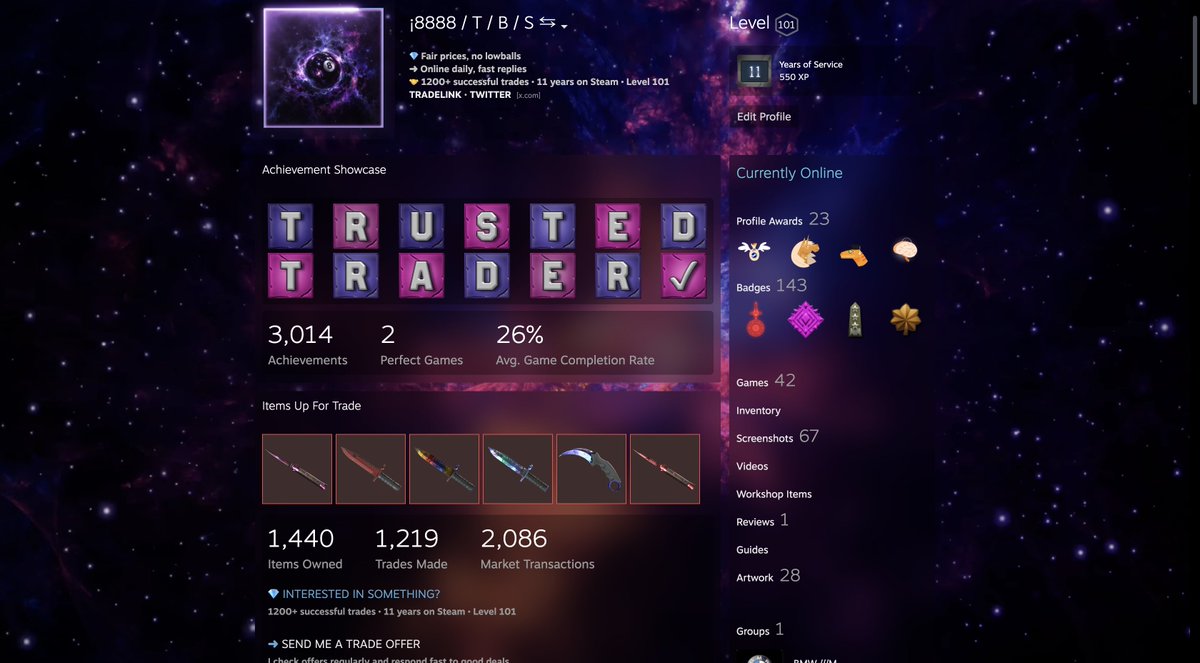 shvorakoff's tweet photo. steam profile "2018-2020 vibes"
#CS2 #CS2Trading #CS2Memes #Steam #SkinTrading #Gaming https://t.co/5b2EjG9XRj