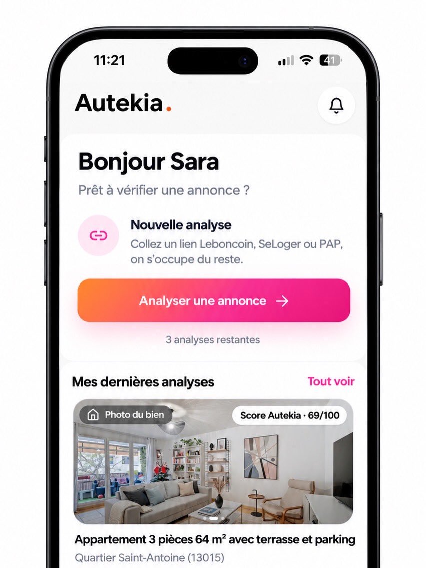0xMamos's tweet photo. 1/
 Il y a 6 mois, Autekia n'était qu'une idée.
 Aujourd'hui, c'est une app sur l'App Store.
 Voici l'histoire 🧵 https://t.co/xXpP4JcTZF
