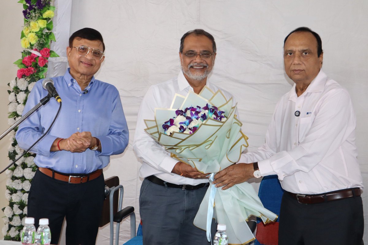 mamatamachinery's tweet photo. A heartfelt farewell to Mr. Apurva Kane, CEO, Mamata Machinery, as he begins a new chapter. 🌟
Thank you for your remarkable leadership, dedication, and invaluable contribution. Wishing you happiness, good health & success ahead! ✨
#MamataMachinery #Retirement #Leadership https://t.co/UiBM1dsy4H