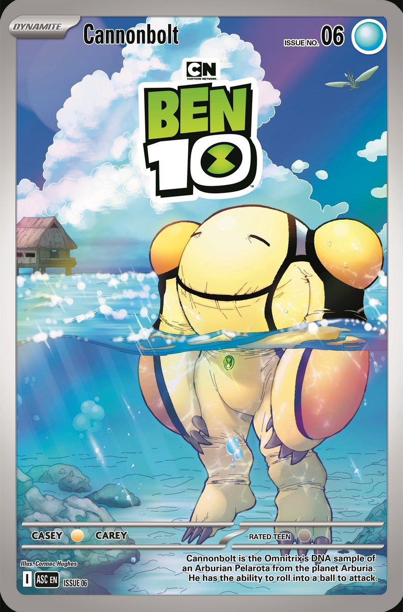 fangpyre72's tweet photo. an extra preview page, and the three Blind Bag Variant covers for Ben 10 issue 6 https://t.co/8xoFTMA7WK