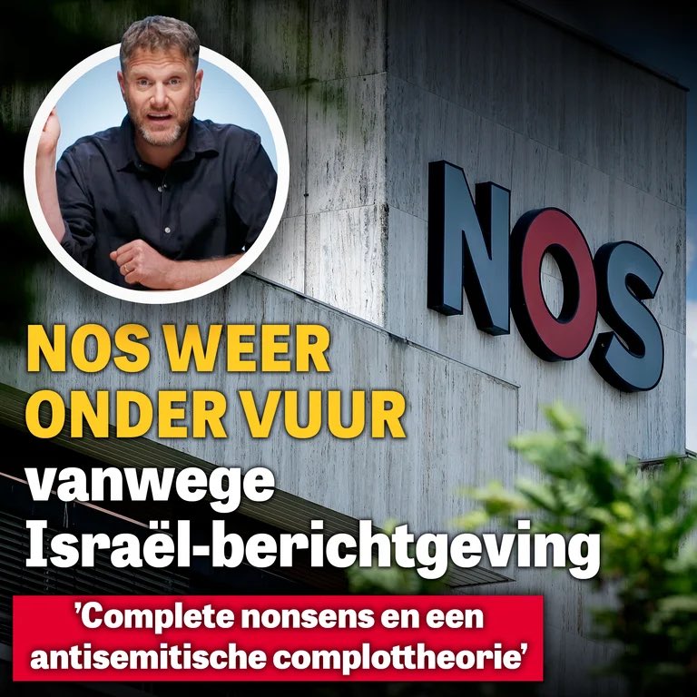 NielsAhob2's tweet photo. Wanneer gaat de @OmroepOmbudsman en de @MinisterOCW eindelijk eens ingrijpen bij de NOS?

Giselle van Cann had moeten ingrijpen, maar deed dat telkens niet. 

En waarom zijn bv @nvj @thomasbruning niet kritisch? 

#nosjournaal #Israel #tweedekamer 

@NOS @nosnieuws  @NPOpolitiek https://t.co/0GGuEt2EsM