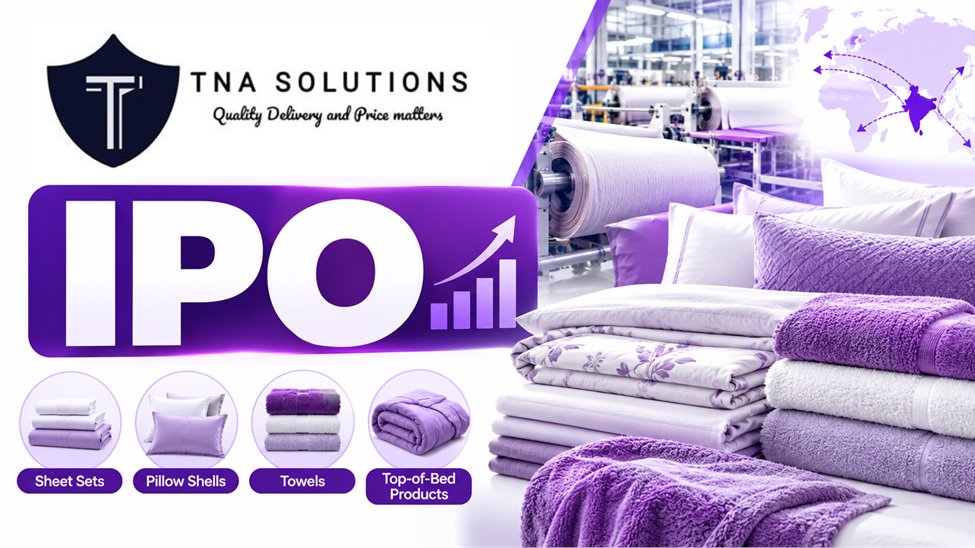 ValueEducator's tweet photo. TNA Solutions Limited is an Indore-based manufacturer of home textile products, including sheet sets, pillow shells, towels, and top-of-bed items, for domestic and international customers.
#TNASolutions #IPO #BSESME https://t.co/KRvDzkGkJU