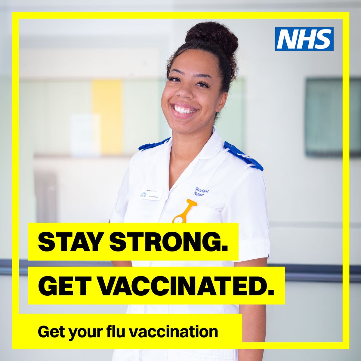 NHSEnglandLDN's tweet photo. As a frontline healthcare worker, getting your flu vaccination is one of the most important things you can do this winter. 💙

Get your flu vaccination as soon as you’re offered it. 

#NHSStaff #ProtectPatients https://t.co/21dWJbd73l