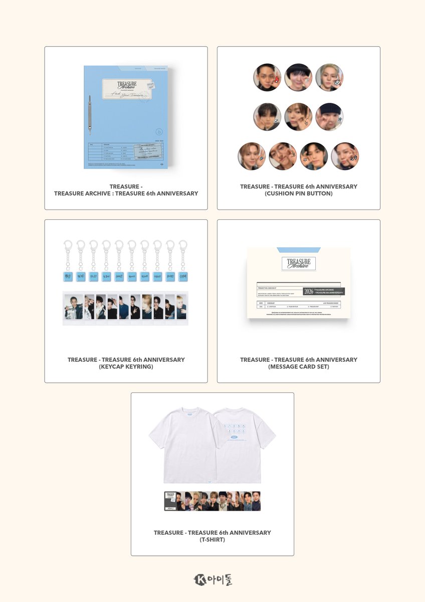 kidol_official's tweet photo. Europe TREASURE MAKER! Get ready for the offline sale of our

#TREASURE - TREASURE ARCHIVE : TREASURE 6th ANNIVERSARY Event with merchandise and Europe exclusive photocards! 🩵✨

Event period: October 2nd, 2026 - October 5th, 2026

Only available at K IDOL BERLIN!! https://t.co/CSBub2pRTH