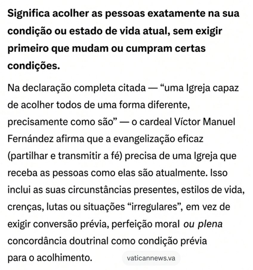 ODefensor14's tweet photo. O beijoqueiro do Tucho ataca novamente.

O Cardeal Fernández anunciou que o seu documento sobre a transmissão da fé será publicado em outubro.

A evangelização precisa de «uma Igreja capaz de acolher todos de uma forma diferente, precisamente como é», disse ele. https://t.co/MbH1m84FkQ