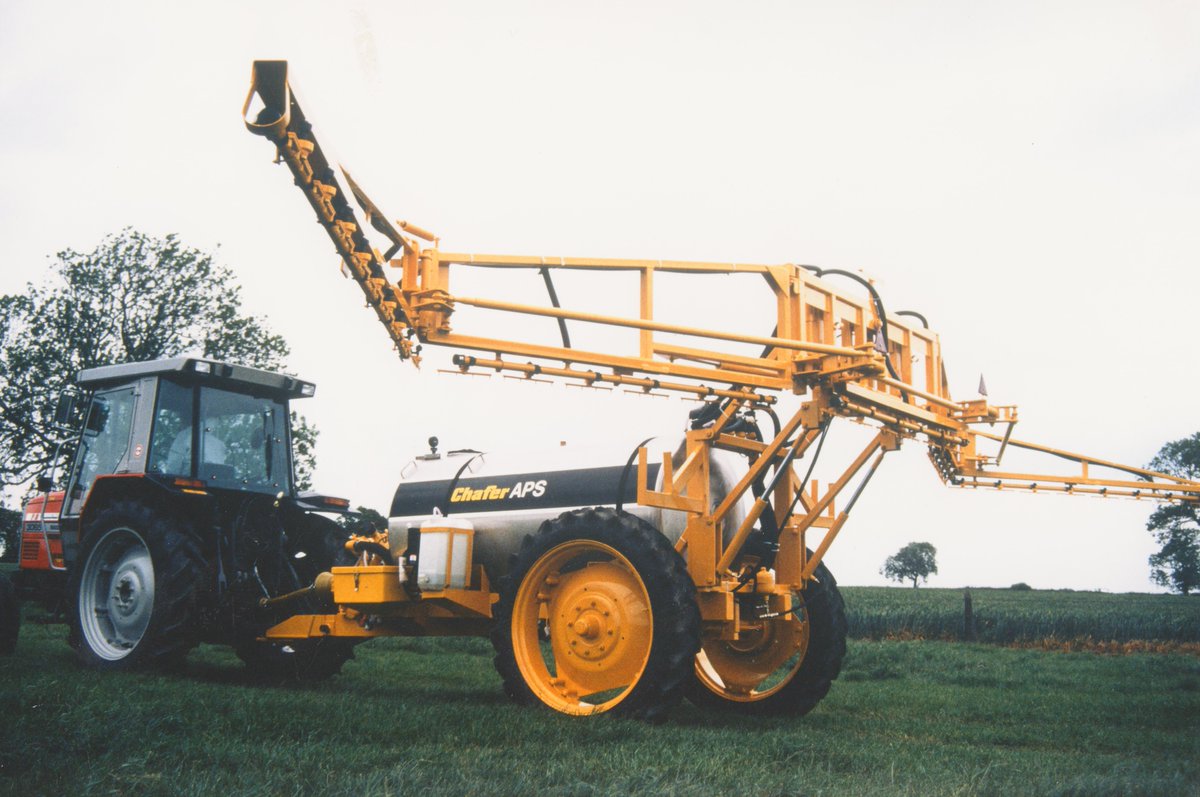 nexuschafer's tweet photo. These #ThrowbackThursday photos of a Chafer All-Purpose Sprayer (APS) come from an undated folder, but we're thinking 1991 - what about you? Any memories of working with one?

#farming #crops #cropspraying #FirstInTheField https://t.co/8cgRuxJEru