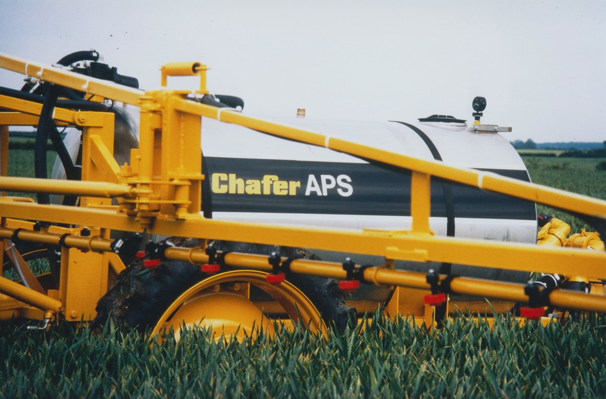 nexuschafer's tweet photo. These #ThrowbackThursday photos of a Chafer All-Purpose Sprayer (APS) come from an undated folder, but we're thinking 1991 - what about you? Any memories of working with one?

#farming #crops #cropspraying #FirstInTheField https://t.co/8cgRuxJEru