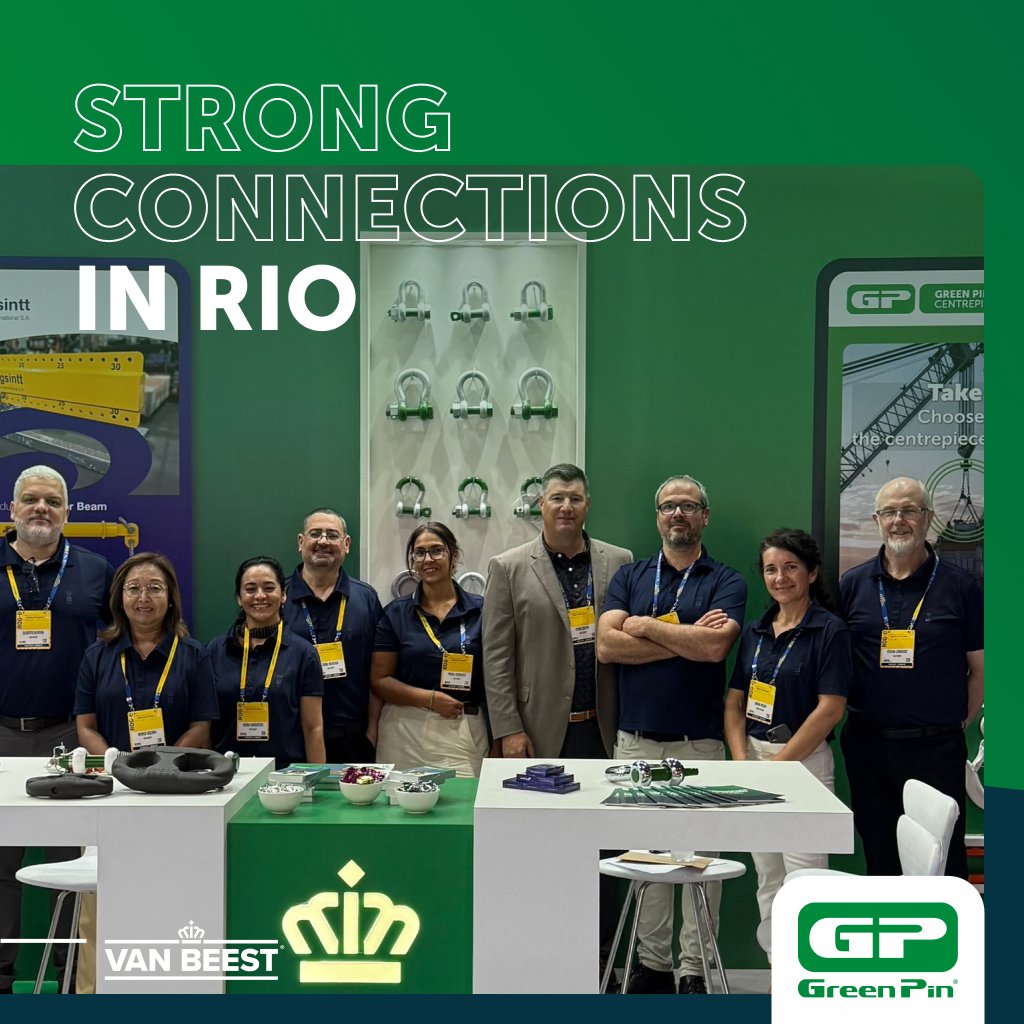 VanBeestBV's tweet photo. From rigging and subsea lifting to mooring, ROG.e 2026 was a great opportunity to connect with energy professionals in Rio. Together with Irizar Forge and Slingsintt, we shared our lifting expertise.

Next stop: ADIPEC, Abu Dhabi, 2–5 November. See you there!

#roge2026 #energy https://t.co/Gk06782cSE
