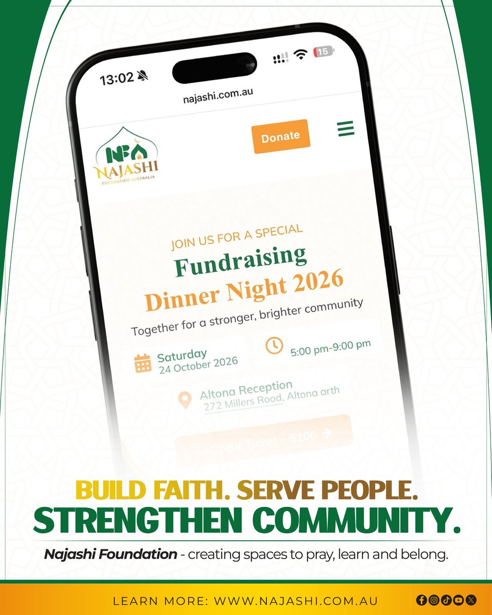 Najashiau's tweet photo. Strong communities grow through faith, service, and connection. Najashi Foundation is building a vision for spaces where people can pray, learn, connect, and belong.

👉 Click the link in bio to support the vision.

#NajashiFoundation #BuildFaith #ServePeople https://t.co/INZbMQwK24