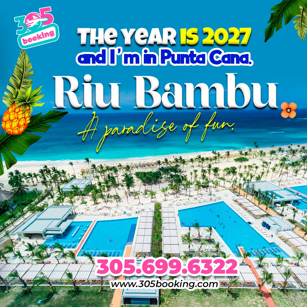 saulotimaoyaho1's tweet photo. Ring in 2027 in Punta Cana! 🇩🇴
Celebrate the New Year at Riu Bambu, a true paradise of fun, luxury, and infinity pools. 🌴🏊♂️ Start the year the way you deserve—book now! 🥂🏨
📌Book now! 305. 699. 6322
#305booking #travelagenciesinmiami #RiuBambu https://t.co/xnE6IZ5CAF
