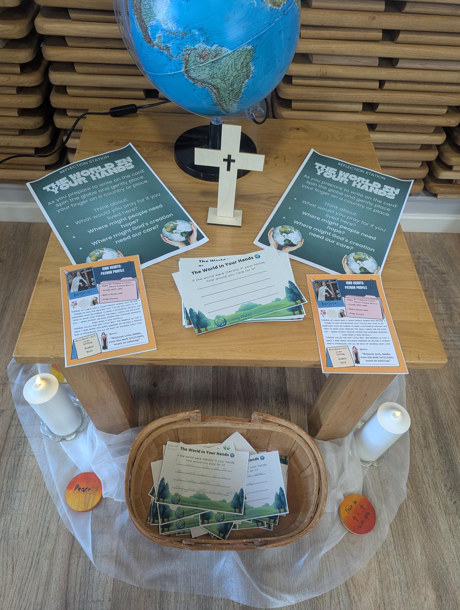 stuartbathurst's tweet photo. Celebrating the Feast of St Thérèse of Lisieux today during #LittleWayWeek! Year 7 have been taking part in activities inspired by her and reflecting on the #SeasonOfCreation theme of Living Water. Small acts of love can make a big difference! 
St Thérèse, Pray for Us! https://t.co/fv0eiBwEX8