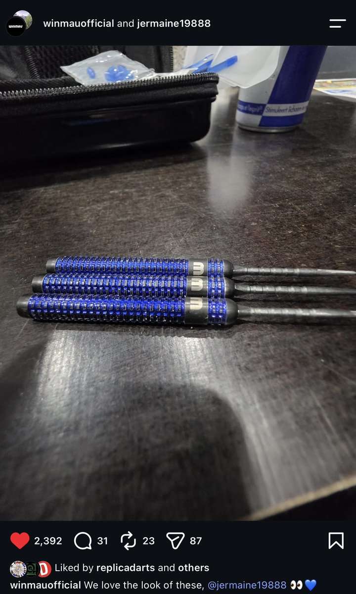 g0midarts's tweet photo. Winmau had been teasing us… Hope we don’t have to wait until next year.

#ダーツ #darts #Winmaudarts https://t.co/mRkuXkRdMH