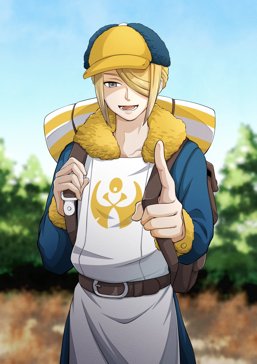 N_aoSuke's tweet photo. 別名義で描いてた過去絵掲載祭り　その①
ウォロ / Pokémon LEGENDS アルセウス（2022年） https://t.co/7RYxRNfLf6