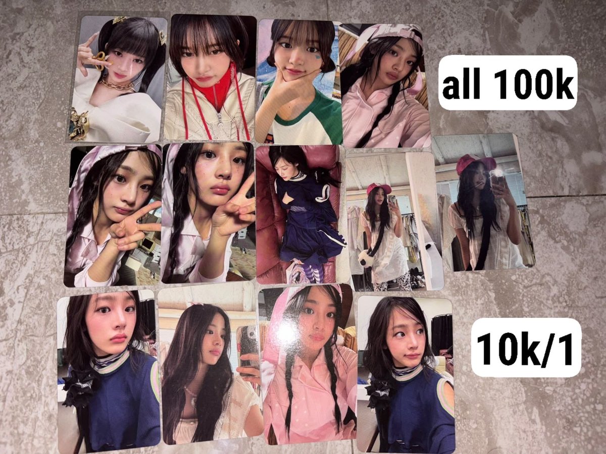 nadia0marare's tweet photo. #WTS WANT TO SELL

Official Photocards nct  aespa ive newjeans

📍Sidoarjo, Jawa Timur, INA
✅️ Split Pay only
✅️ Keep Event DP 50%
❌️ Exc Adm oren 

if take all 400k
NEGOTIABLE✅

t. pc photocard newjeans nct ive aespa photocard https://t.co/9hmiiUQ2ro