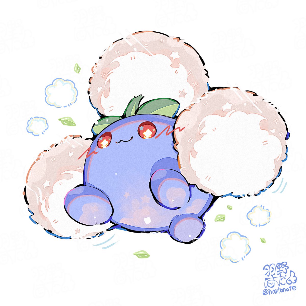 hartanote's tweet photo. 4日連続描いたワタッコ◌•⩊•◌✨ https://t.co/8xstSe2yCW