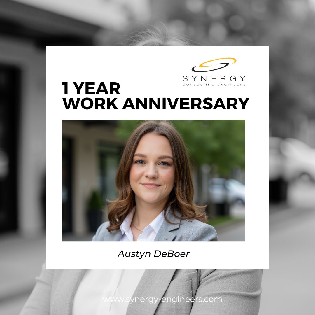 SynergyEngineer's tweet photo. As our Accounting Manager and Executive Assistant, Austyn wears a lot of hats—and approaches every task with a positive attitude and a willingness to jump in wherever needed.

#WorkAnniversary #TeamSynergy #CompanyCulture #TeamMemberAppreciation https://t.co/dtsI01igxj