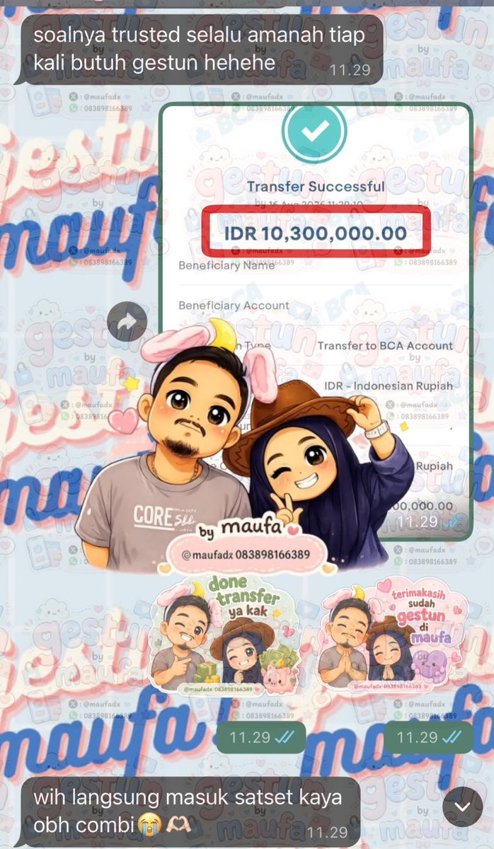 ___ayonm's tweet photo. gestun limit paylater dengan proses cepat &amp; admin fast respon di @maufadx 💗 Trusted sejak 2023, testi 2000++ butuh info fee atau mau langsung proses? langsung chat wa di bio nya ya^^

[#zonauang] https://t.co/HQJ4BhFeTh
