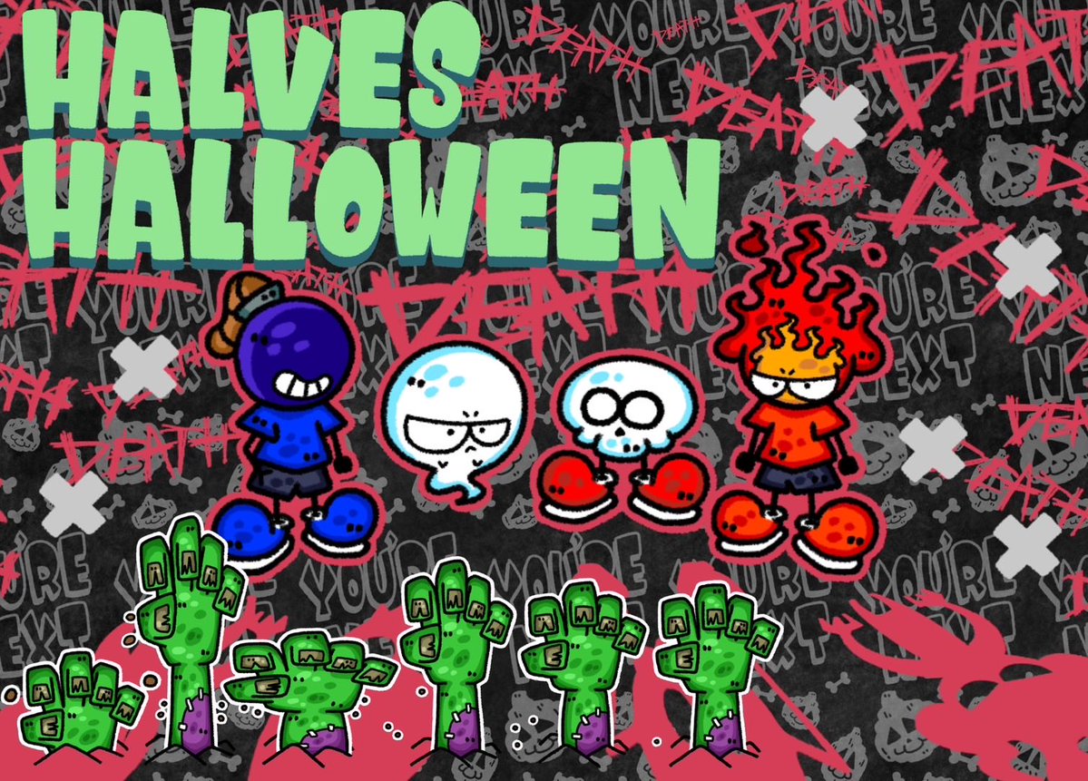HALVES_GHOST's tweet photo. 📢お知らせ

【HALVES OFFICIAL GOODS】
https://t.co/mUOMpxbEmt

HALVESハロウィングッズ販売開始🎃
🍎と🍌のぬいぐるみも登場！？
みんなチェックしてくれッ！
#HALVESグッズ https://t.co/r1k79XT9Vd