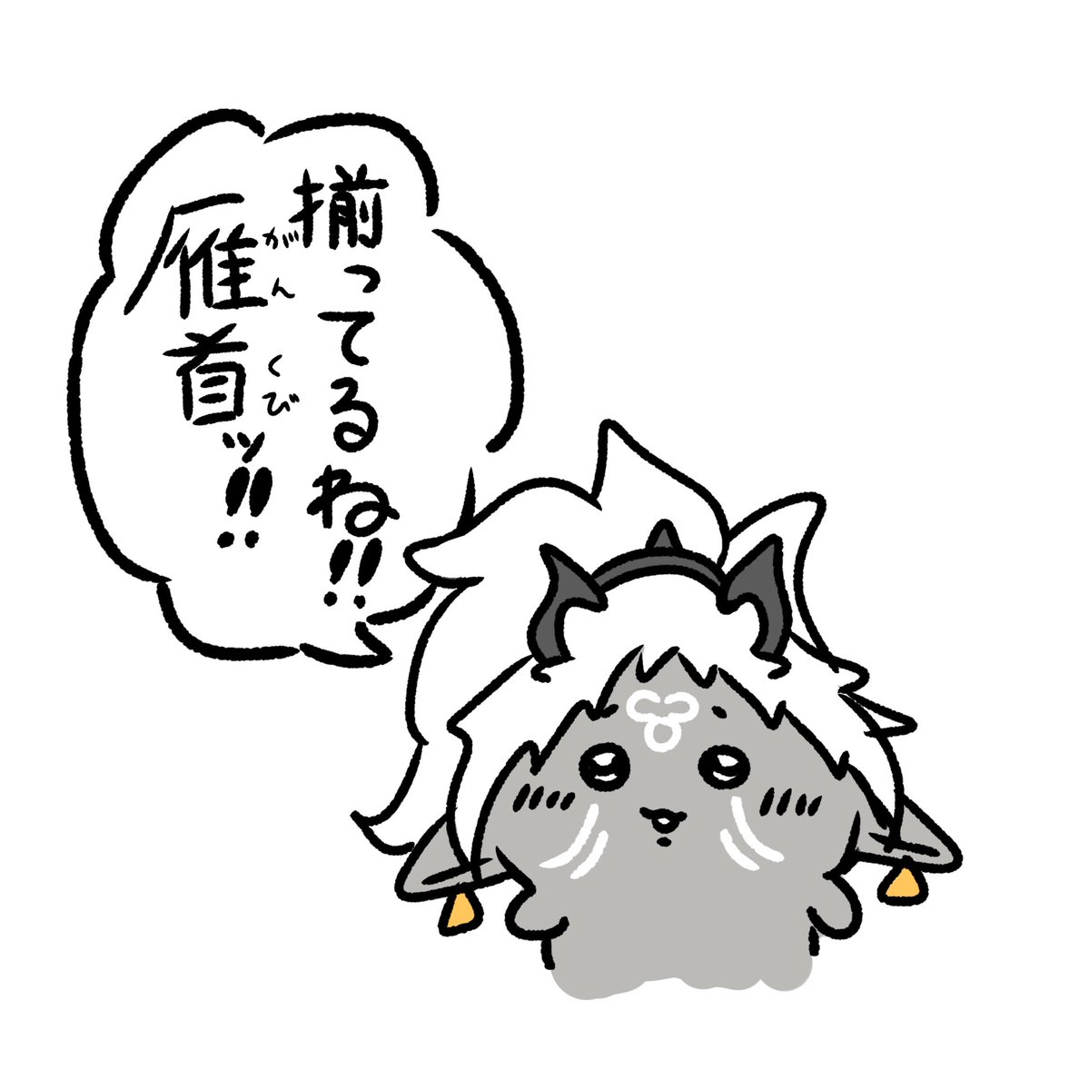 yura_yura_wb's tweet photo. これリポスト先でハチワレハチワレ言われてるので描いた https://t.co/li6IA5Ui2G