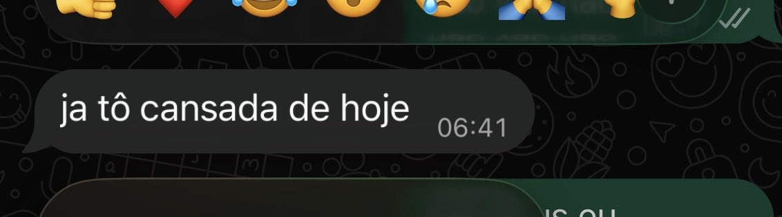 Gibasneless's tweet photo. mood de hoje https://t.co/PhwO4KidTH