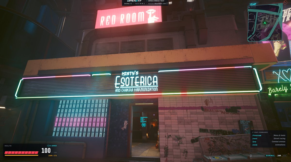 CCCyberpunk2077's tweet photo. 【ccpunk77 街歩き】
開発休憩がてら、
建物内にどこまで入れるのか街を歩いて見ています。
原作プレイした方なら見覚えがあるかと!
「ミスティーのお店」
タロット占いできるプレイヤーいたらここでお店出せます!
#ccpunk77 #open77 https://t.co/UZbvBttzTR