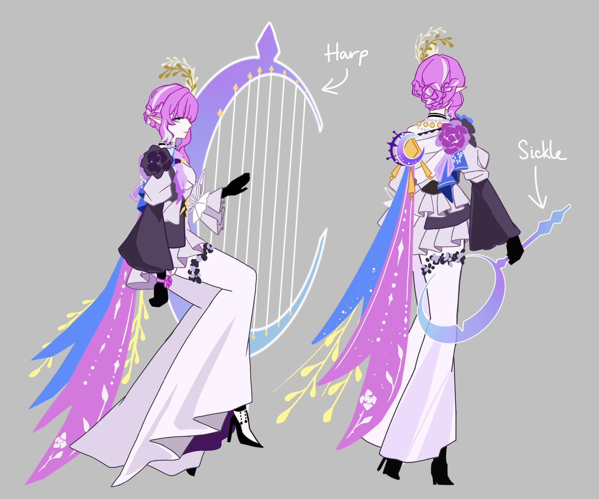 suytric159's tweet photo. A design I made for #Cyrene. The last one is my old art
I like how my friends call her the goddess of agriculture 🌾 
Also wanna her join The Knights of Beauty https://t.co/3181I9BOM7