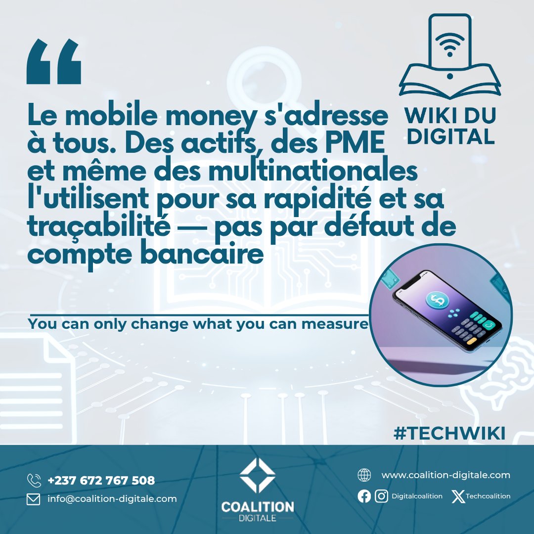 TechCoalition's tweet photo. 📌#WikiDuDigital 
🔍 #FactVsFiction  

Mythe ou Réalité : 
🔴 MYTHE : Le Mobile Money est réservé aux populations non bancarisées.
✅ RÉALITÉ : Le Mobile Money s’adresse à tous. 

👉 Et vous, qu’en pensez-vous ?  👇

#DigitalCoalition #CoalitionDigitale https://t.co/tReMWn5cFG